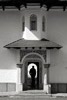 detail of doorway at a monestary in romania